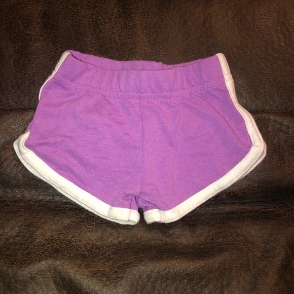 5/$10 Purple shorts size 12 months - Picture 3 of 3